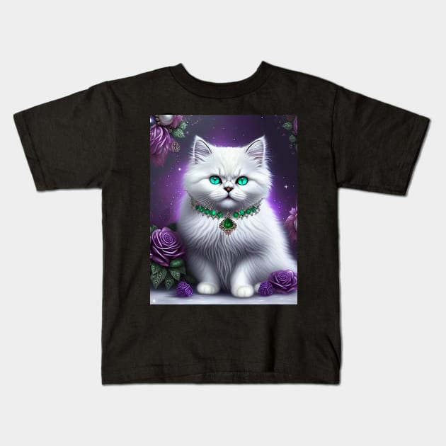 The Gothic Persian Beauty Kids T-Shirt by Enchanted Reverie